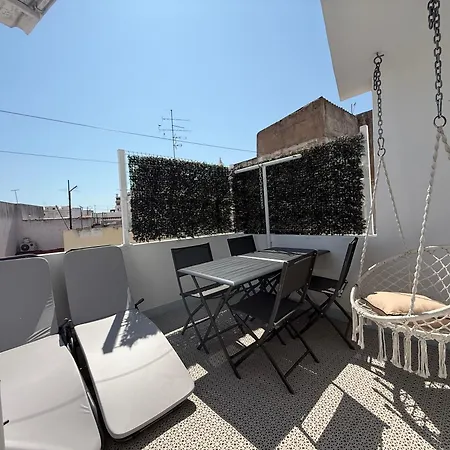 Semesterbostad Casa Algarvia Townhouse Patio & Rooftop